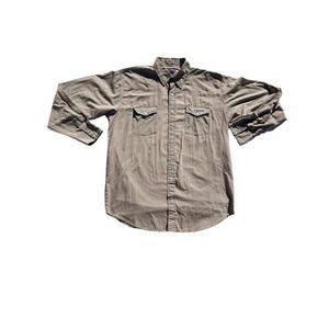Pearl Snap XLT Williams Bay Trading Co Plaid Earthtoned